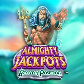 Almighty Jackpots – Realm of Poseidon logo by Novomatic at Gransino Casino