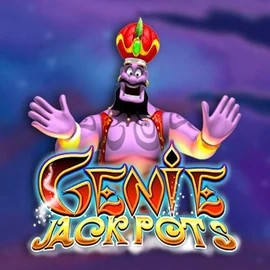 Genie Jackpots slot visual from Blueprint Gaming available on gransinoo.gr.com