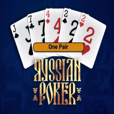 Russian Poker slot logo by OneTouch Games at Gransino Casino